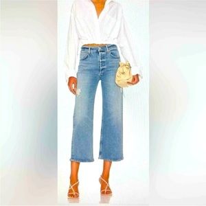 Citizens of Humanity Size 23 Sacha High Rise Wide Leg Crop NWT